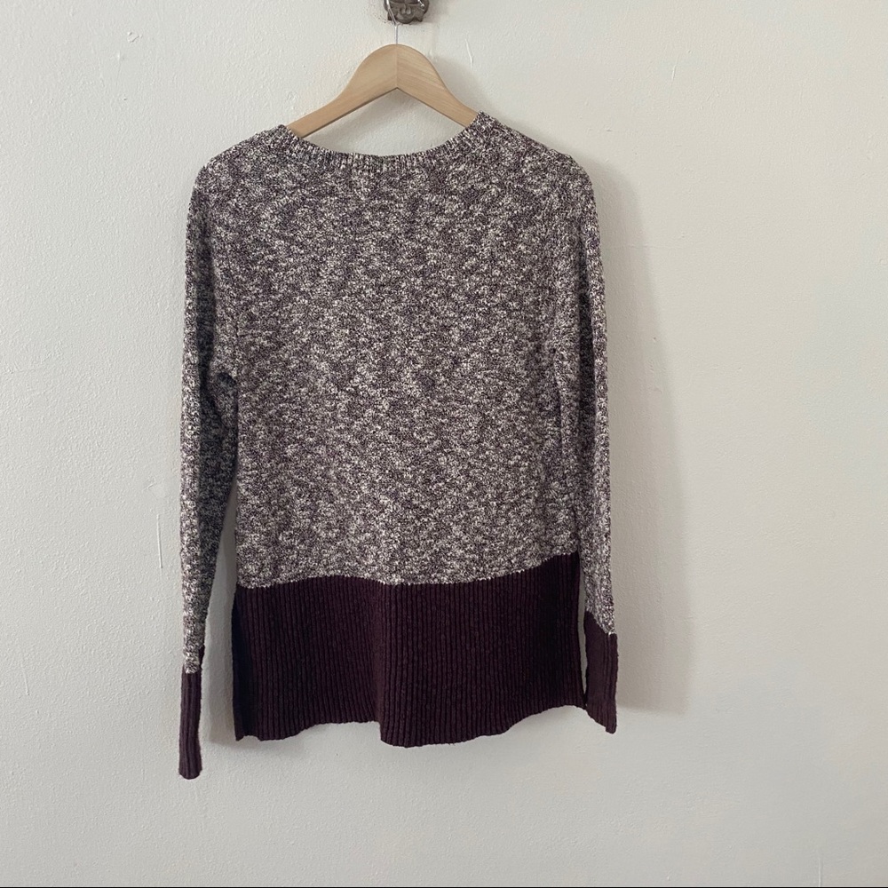 Ll Bean Signature Color Block Crewneck Sweater - image 3